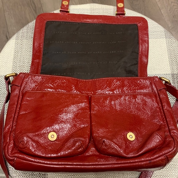Vintage Marc Jacobs Red Leather Crossbody - Picture 11 of 13